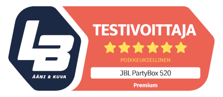 JBL PARTYBOX 520 BILEKAIUTIN