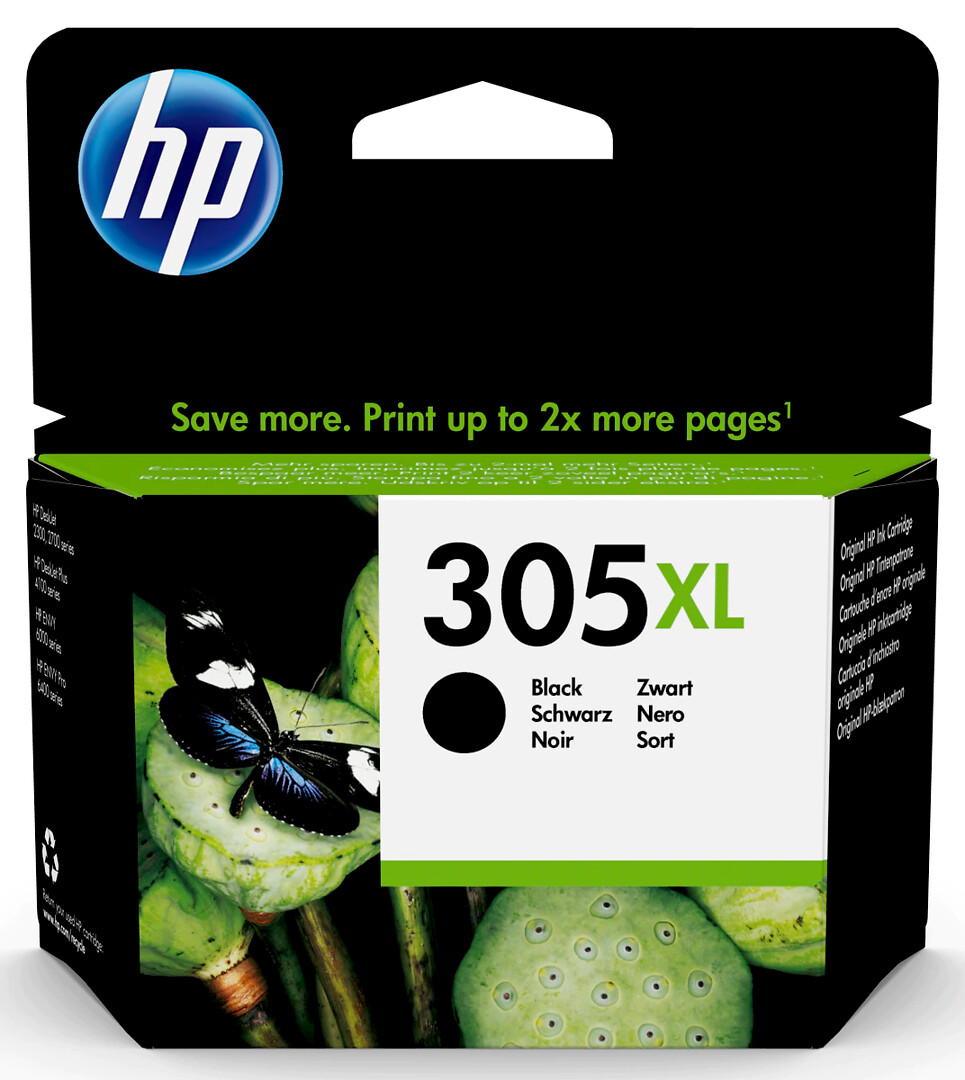 HP 305xl Mustepatruuna