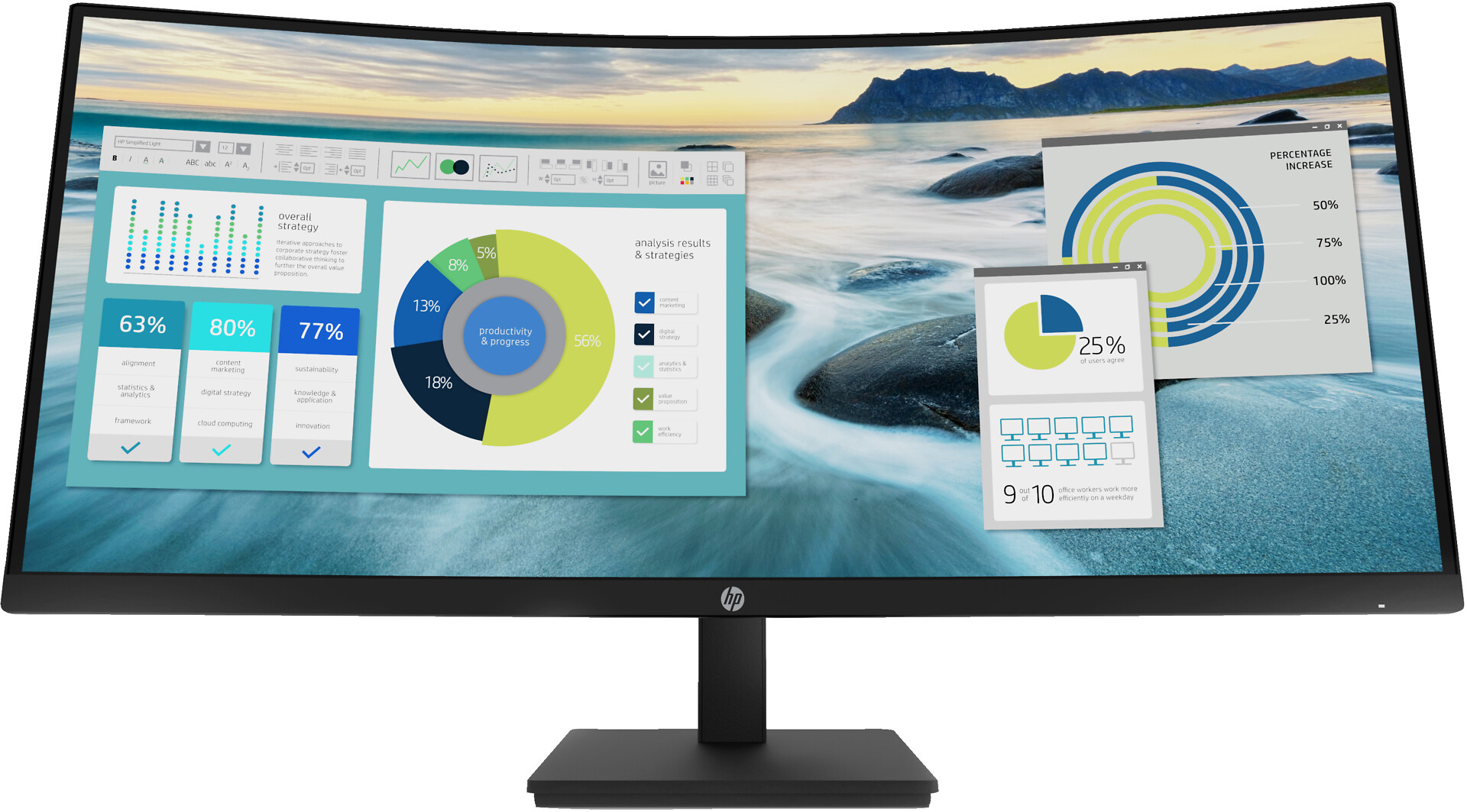 HP P34hc 34" Wqhd Näyttö