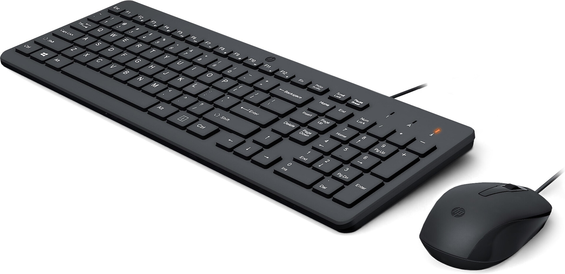 HP 150 Langallinen Hiiri-näppäimistö Combo Musta