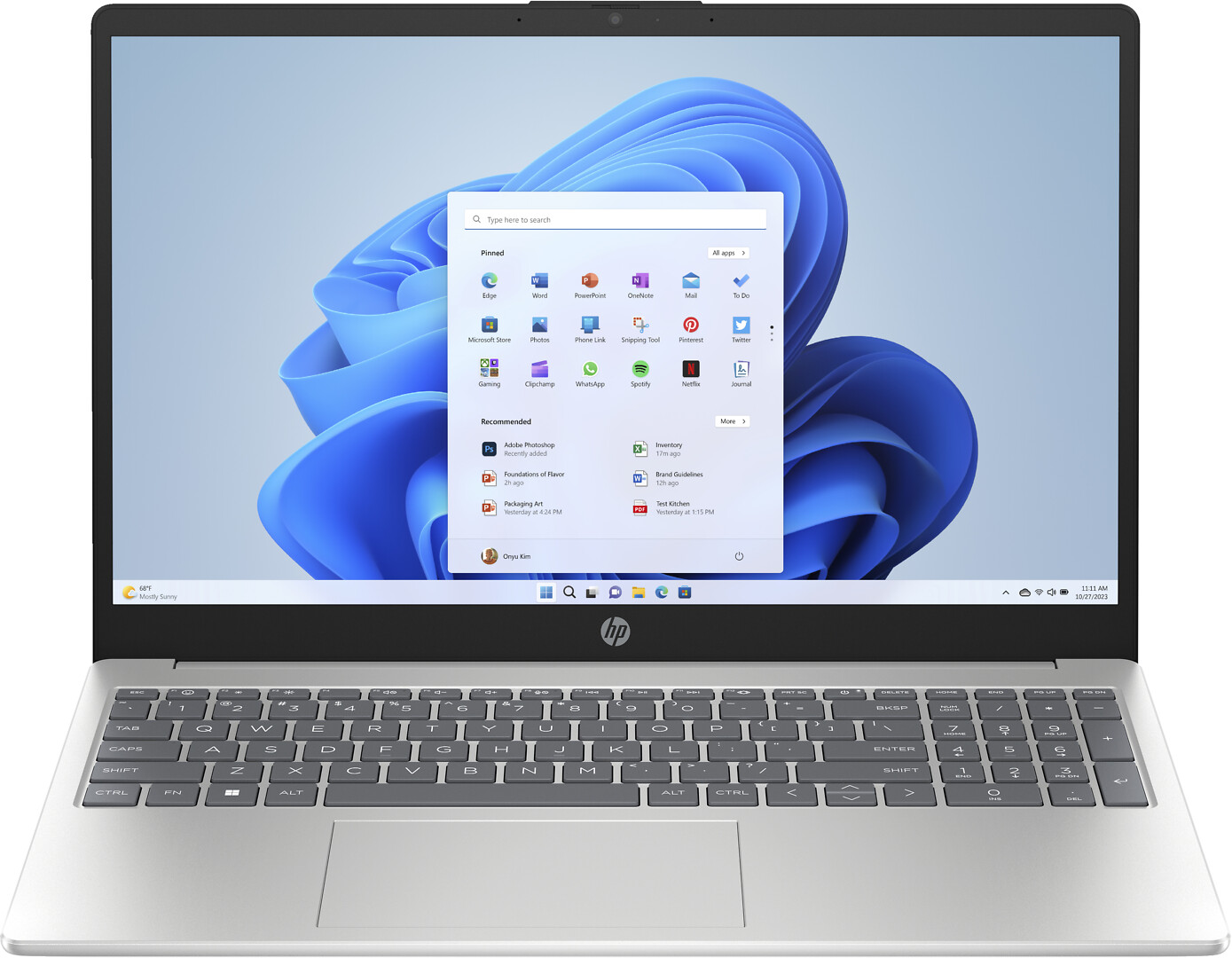 HP 15-fc0067no R5 7520u 15.6" Kannettava Tietokone