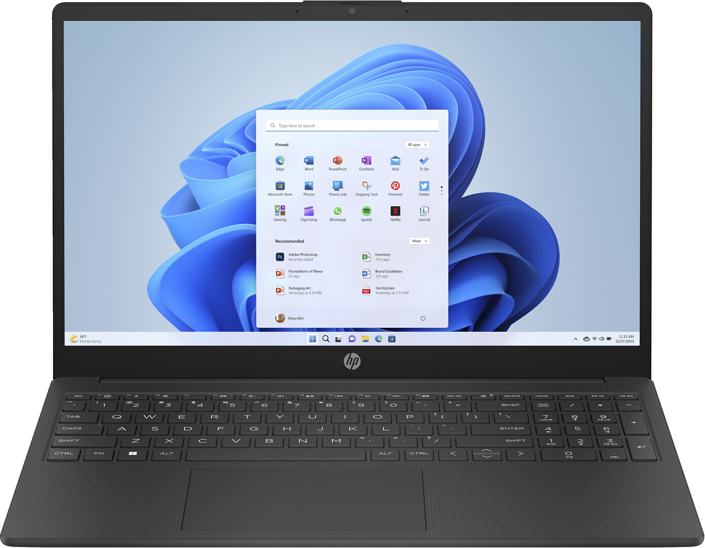 HP 15-fc0039no R5 7520u 15.6" Kannettava Tietokone