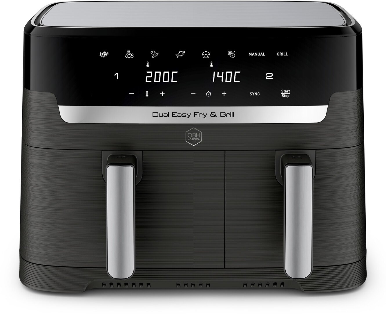 OBH Nordica Ag905bs0 Dual Easy Airfryer