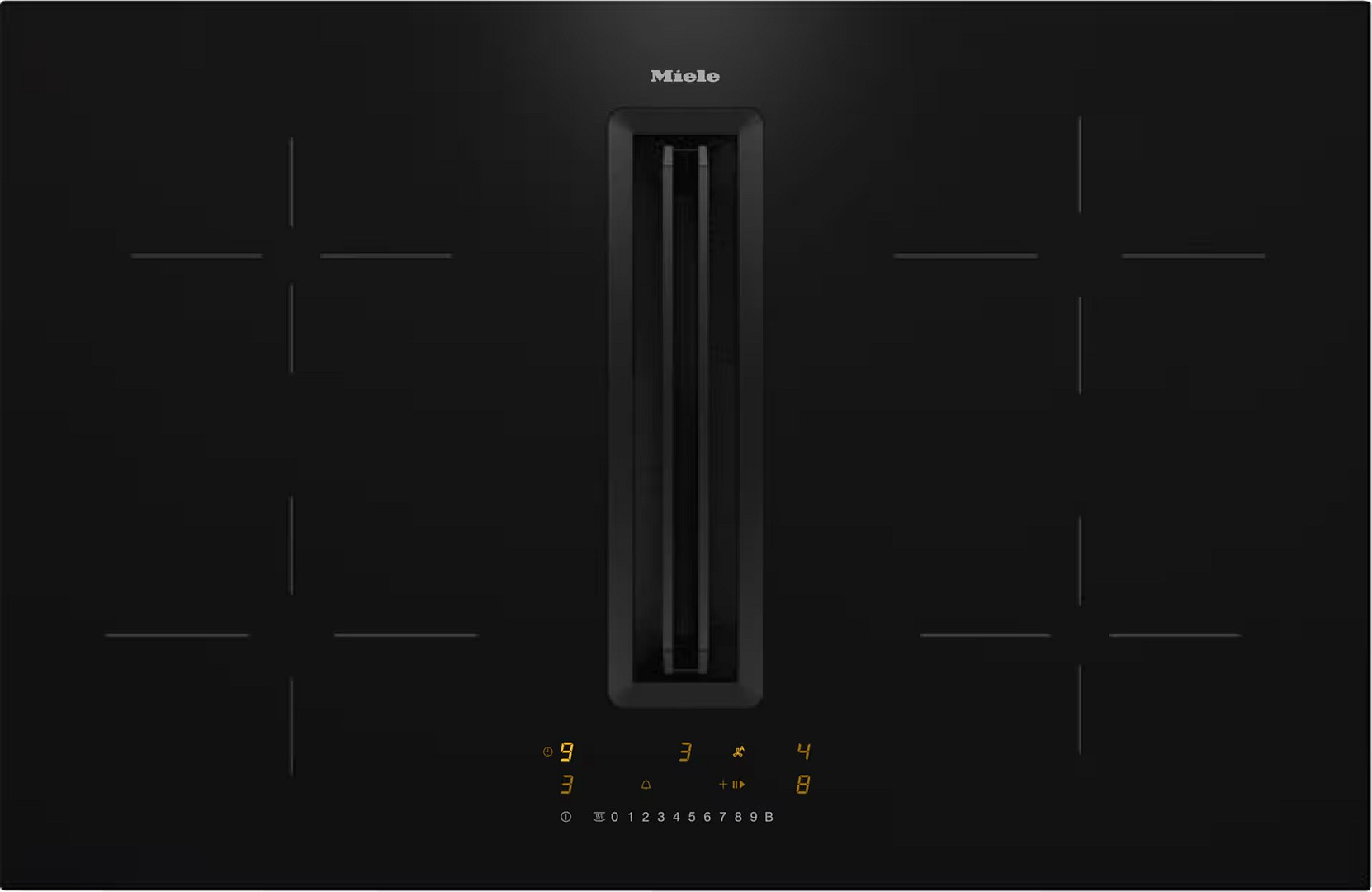 MIELE KMDA7272FL-A Silence Induktiotaso Liesituulettimella