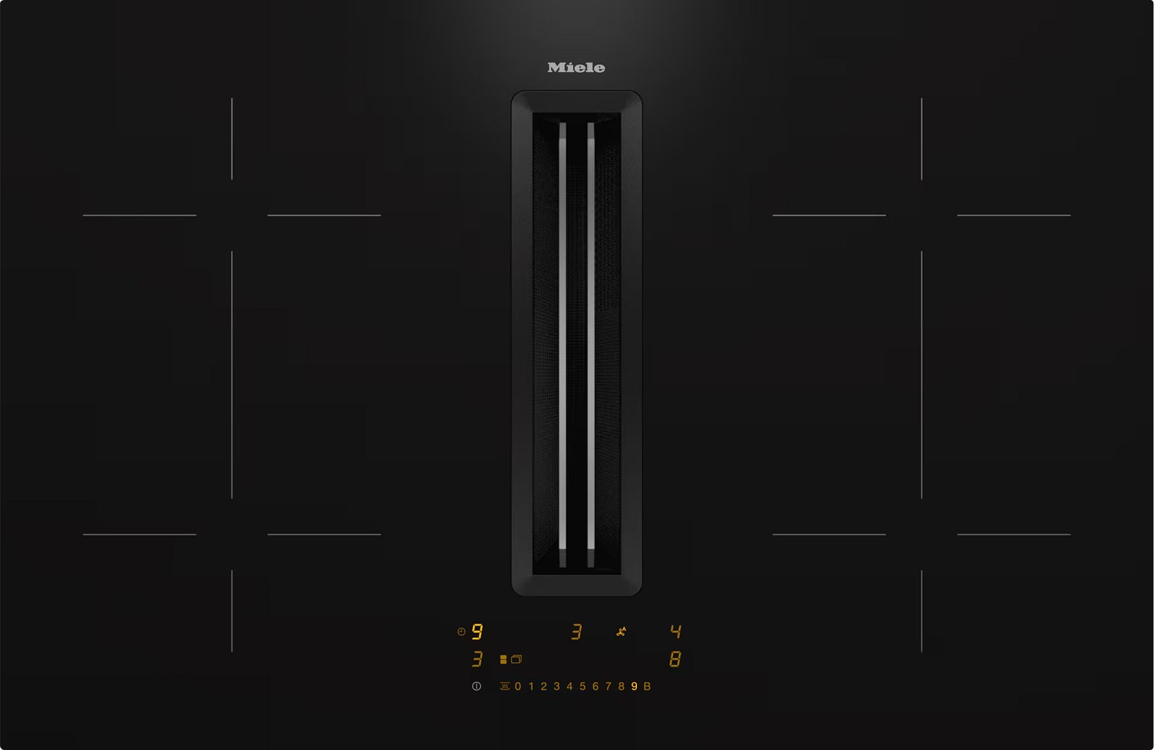 MIELE KMDA7473FL-A Silence Induktiotaso Liesituulettimella