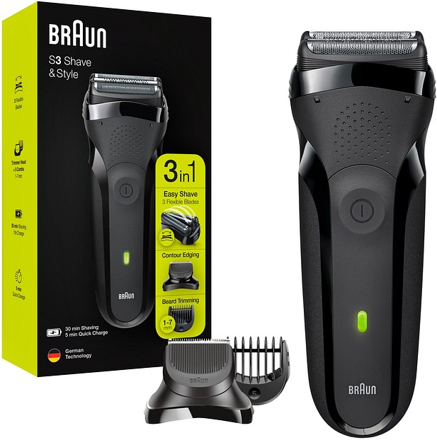 BRAUN 300BT Parranajokone