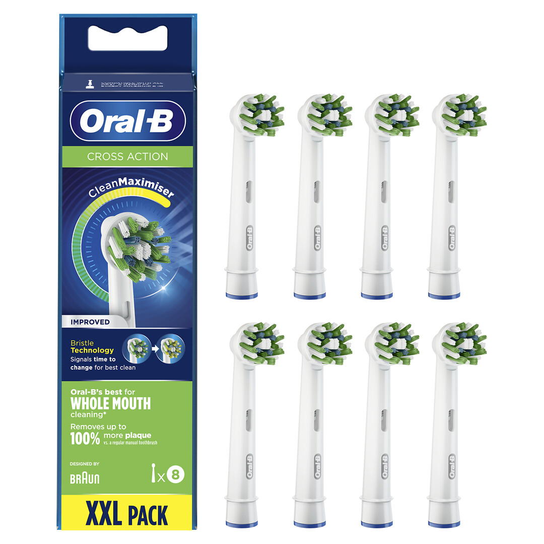 Oral-b Crossaction Vaihtoharjapaketti
