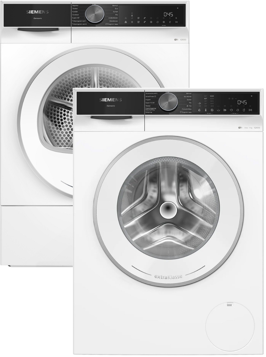 SIEMENS Pyykinpesukone + Wq42k20esn Kuivausrumpu