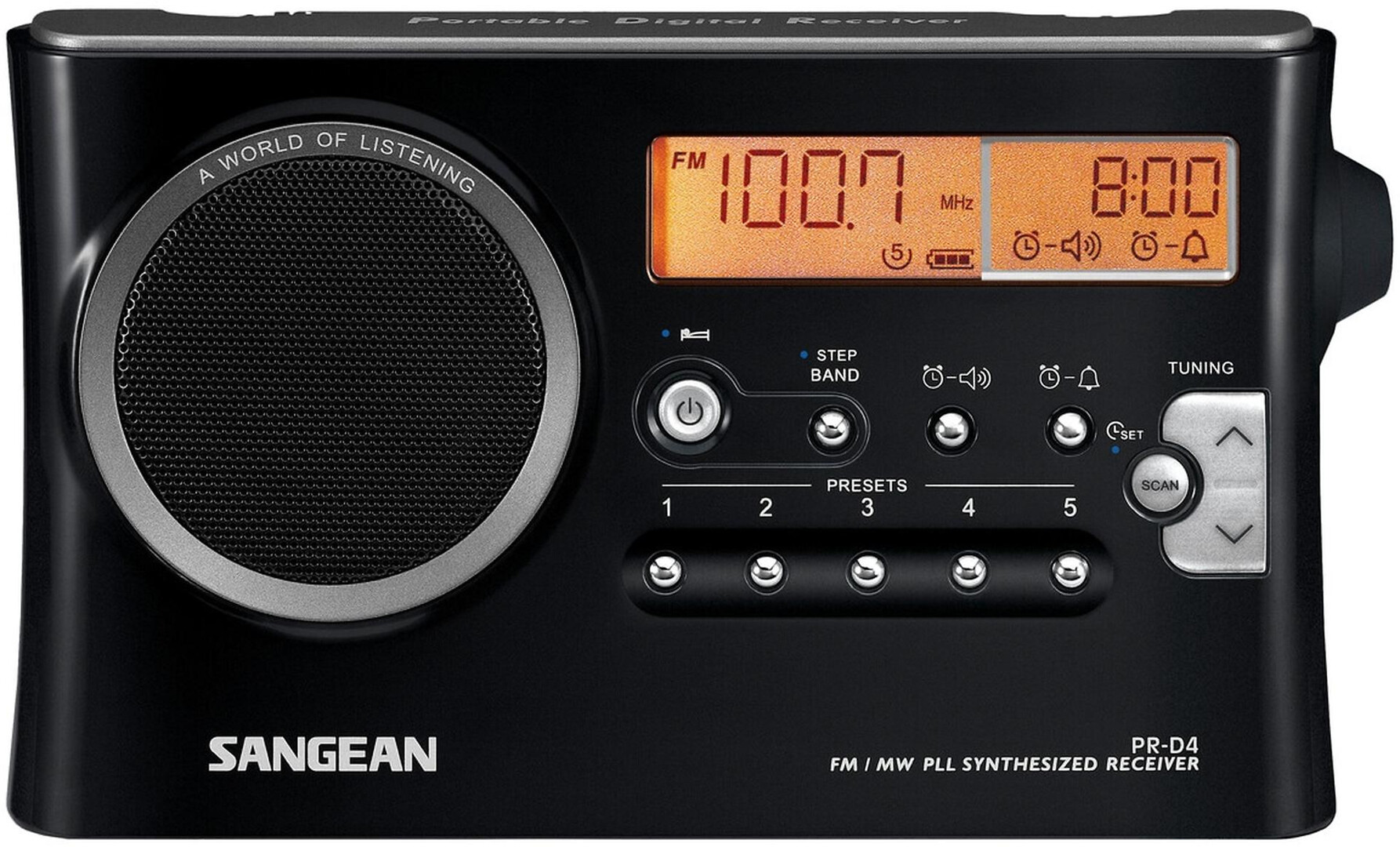 SANGEAN PRD4BLK Pöytäradio