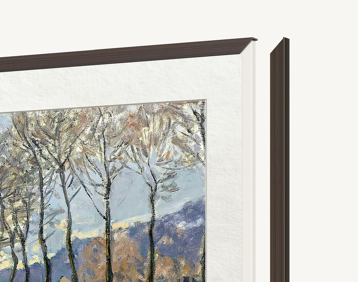 TCL FRM552A-O 55" Tumma Tammi Tv-kehys