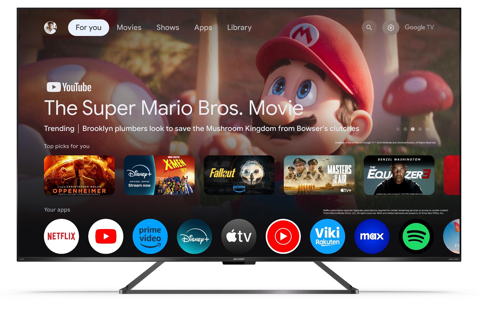 SHARP 65GR8265E 4k Qled-tv 65gr8265e