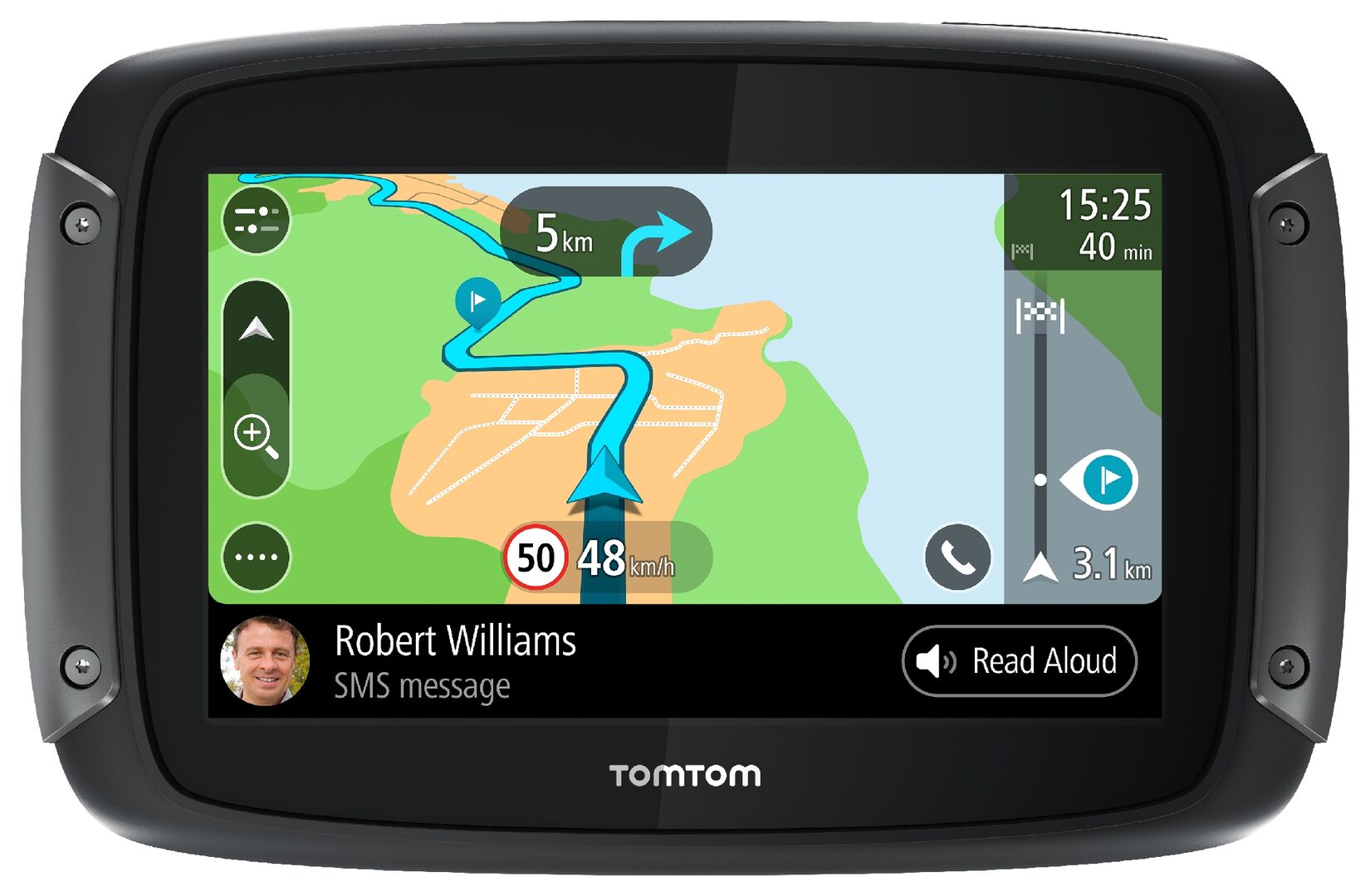 Tomtom Rider 500 Moottoripy ränavigaattori