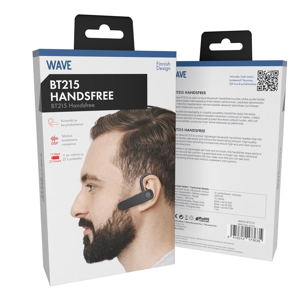 Wave Bt215 Bluetooth Handsfree-laite