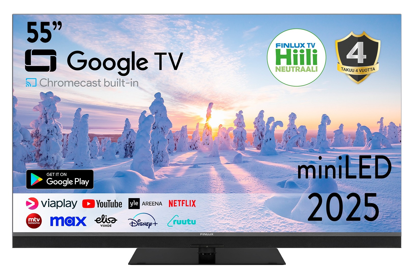 FINLUX 55G12.2GCMB G12 Miniled Google Tv 55g12.2gcmb