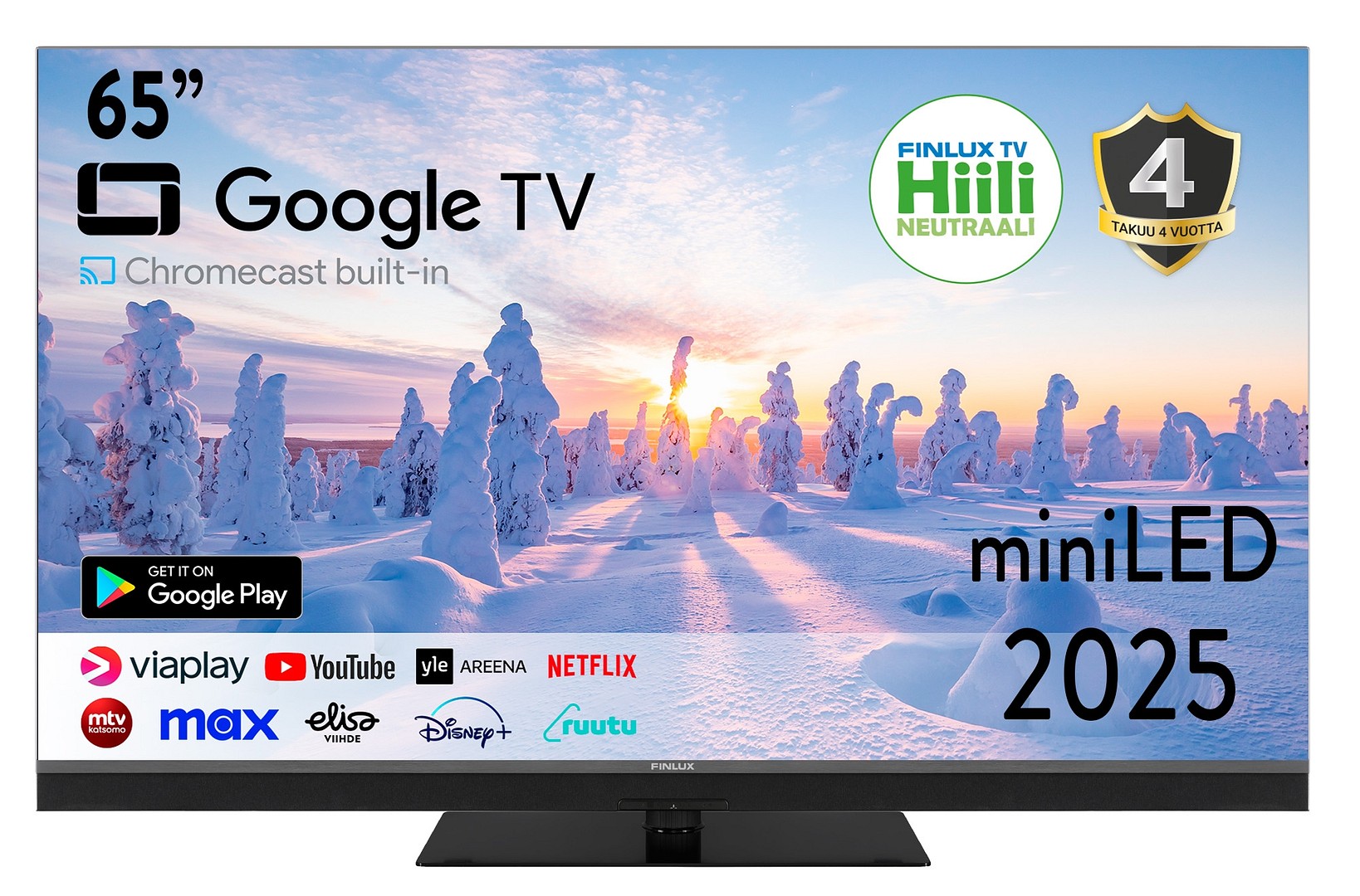 FINLUX 65G12.2GCMB G12 Miniled Google Tv 65g12.2gcmb