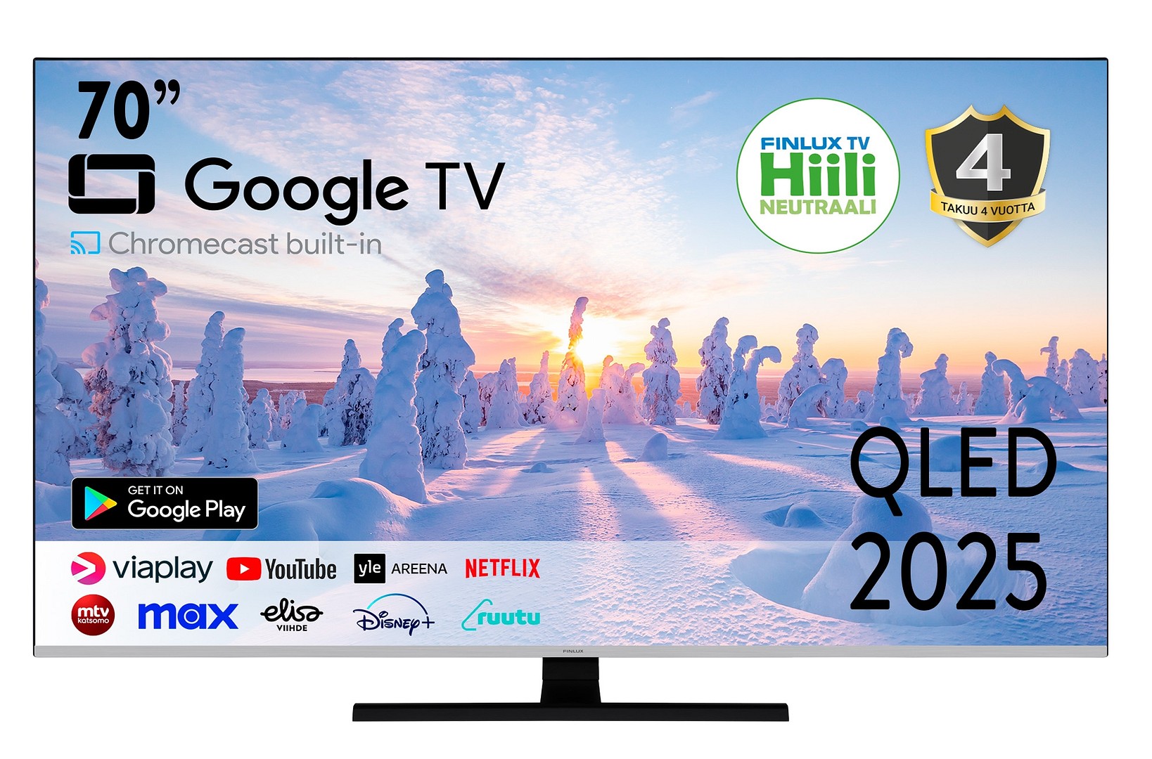 FINLUX 70G10.2GCMB 70" G10 Qled Android Tv