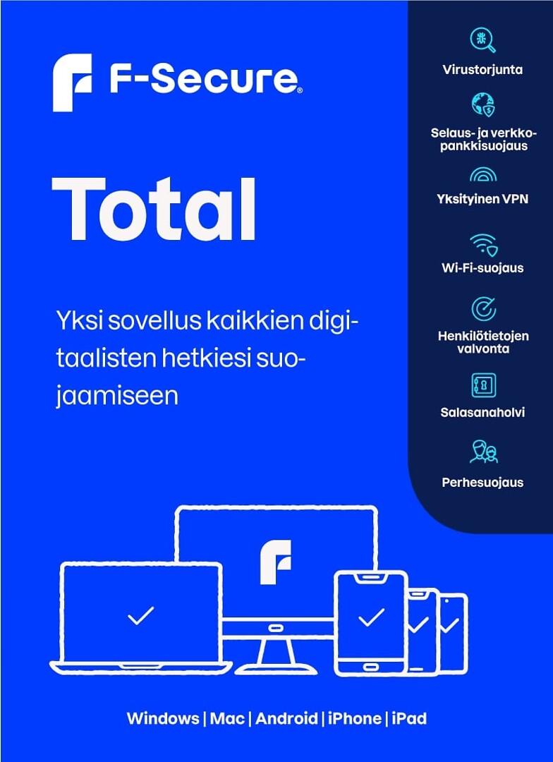 F-secure Total (2vuotta / 5laitetta)