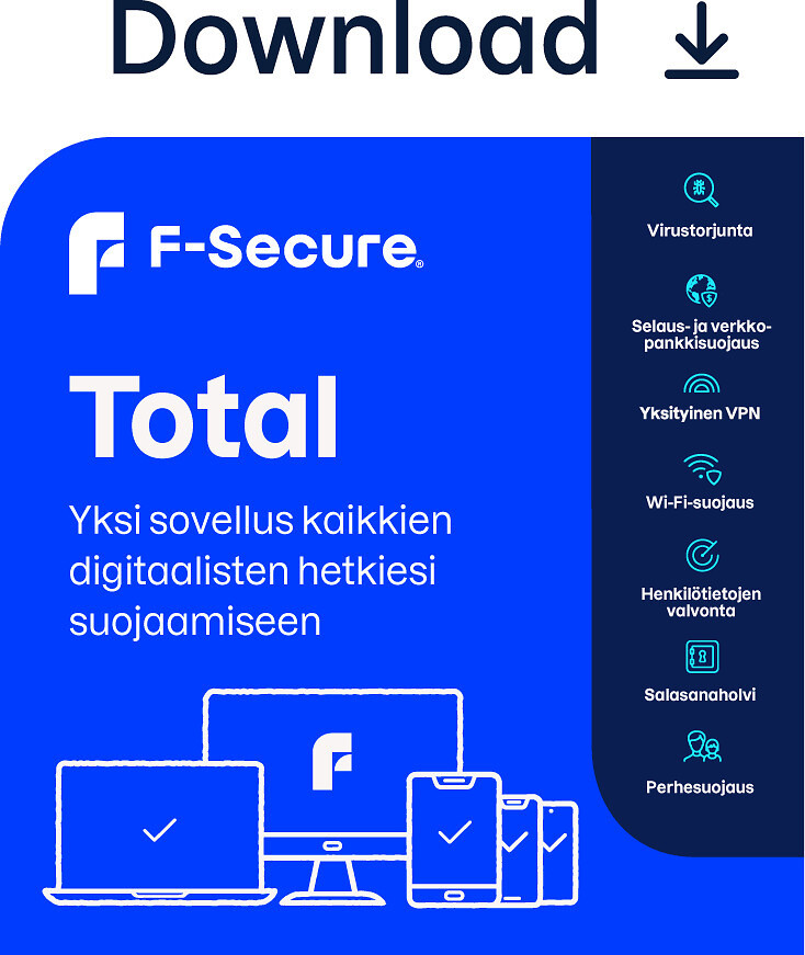 F-secure Total 1vuosi/5laitetta
