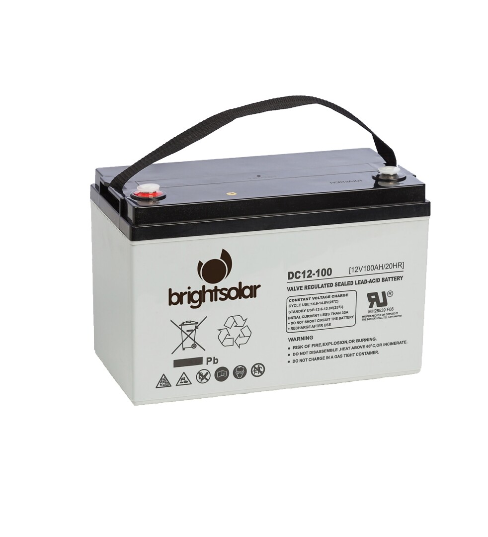 BRIGHTSOLAR DC12-100 Agm Akku