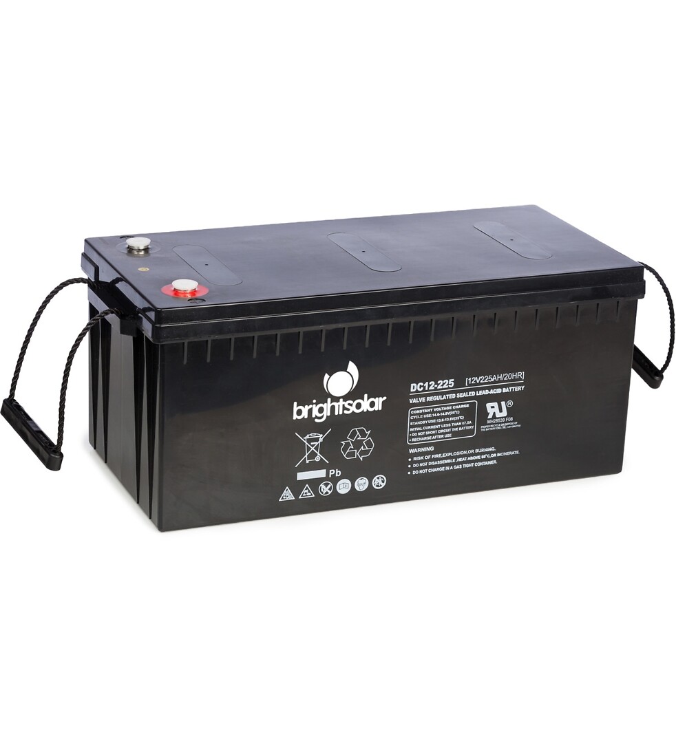BRIGHTSOLAR DC12-225 Agm Akku