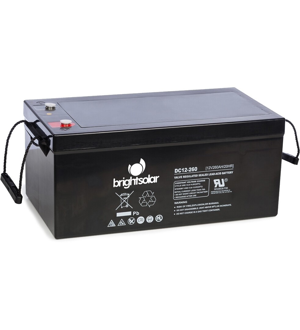 BRIGHTSOLAR DC12-260 Agm Akku