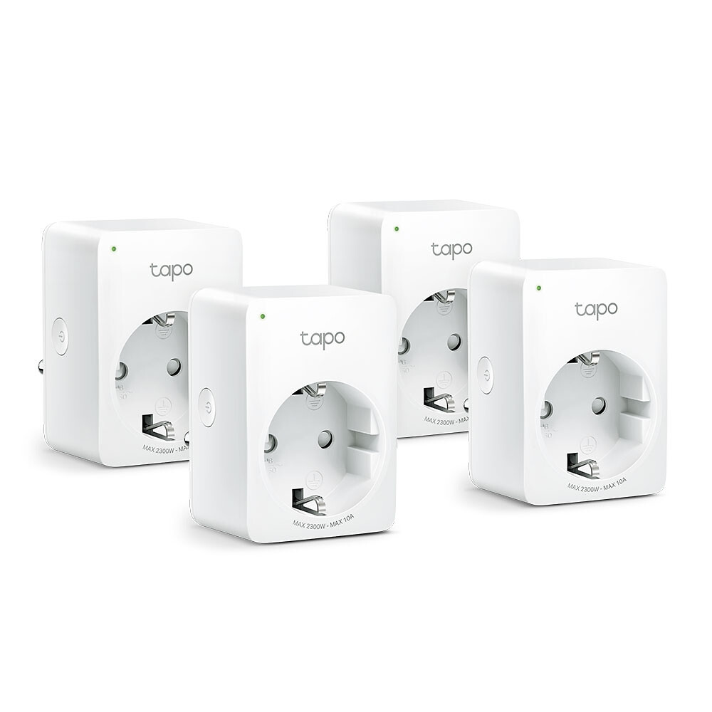 Tp-link Tapo P100 4 Kpl Mini Smart Wifi Älypistorasiat