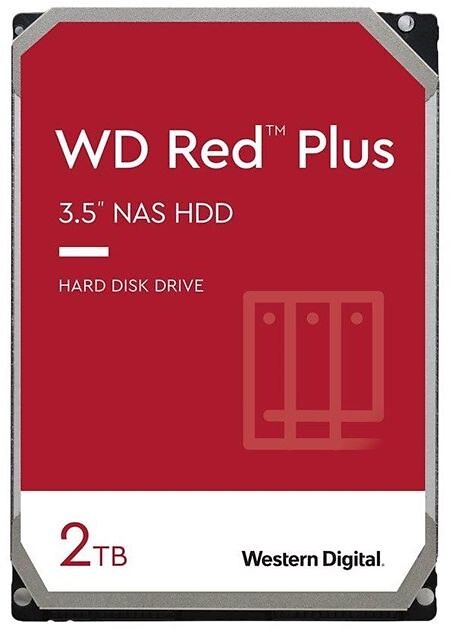 WD Red Plus 2tb Sata Iii Hdd Kovalevy