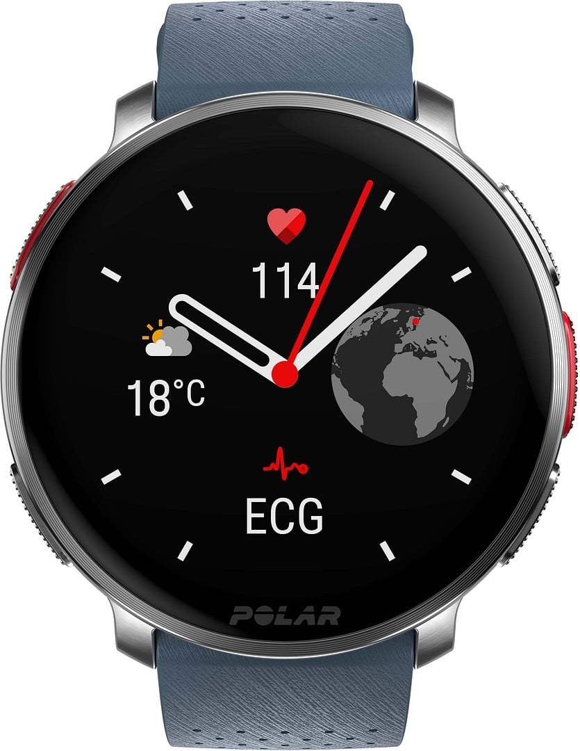 Polar Vantage V3 Älykello, Teräs/sininen
