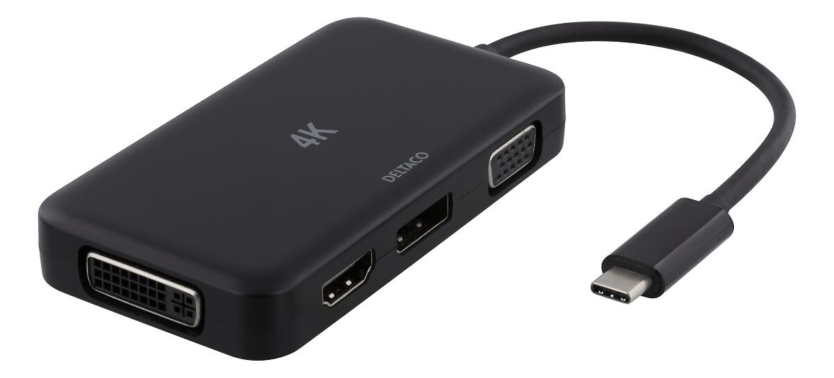 Deltaco Usb-c-sovitin