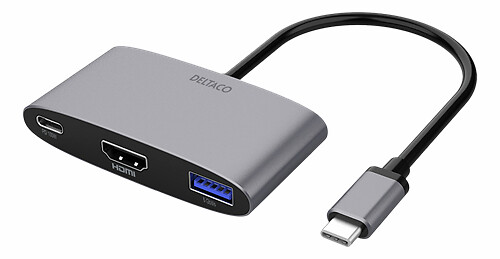 Deltaco Usb-c Sovitin