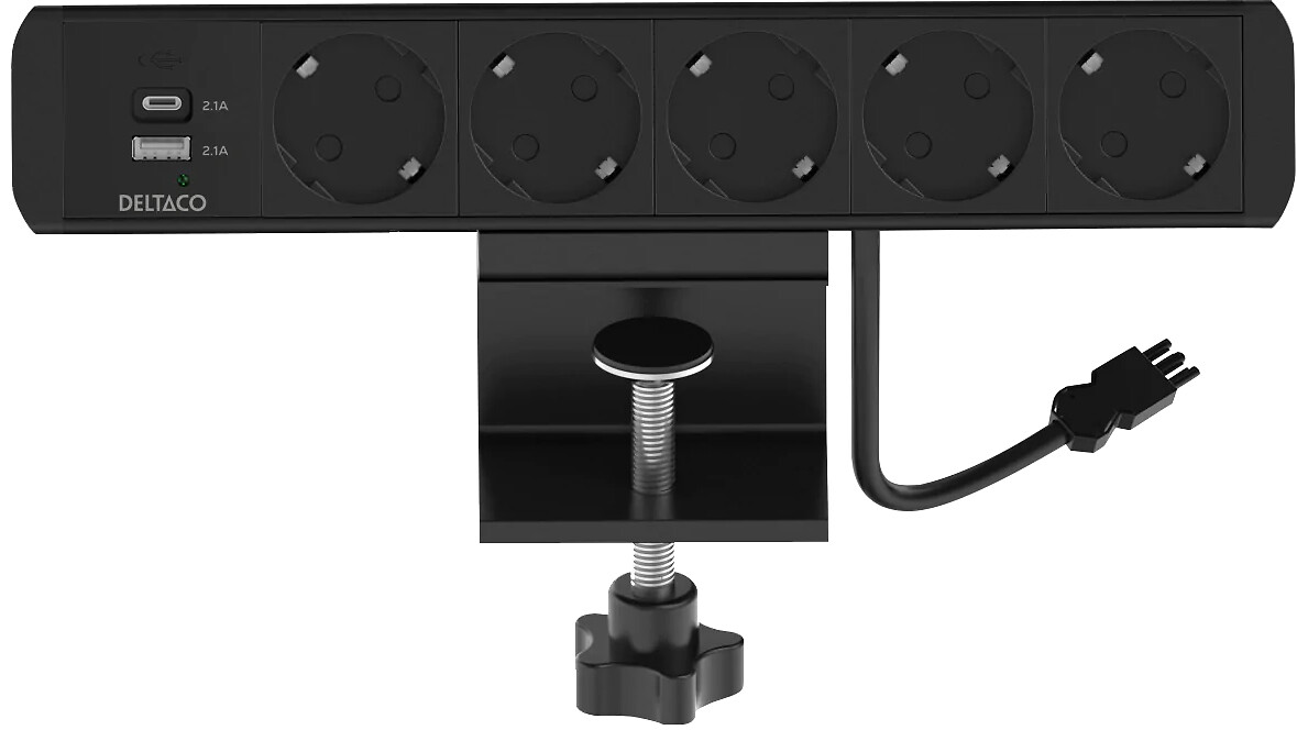 Deltaco Gt1005 5-osainen Virtapaneeli