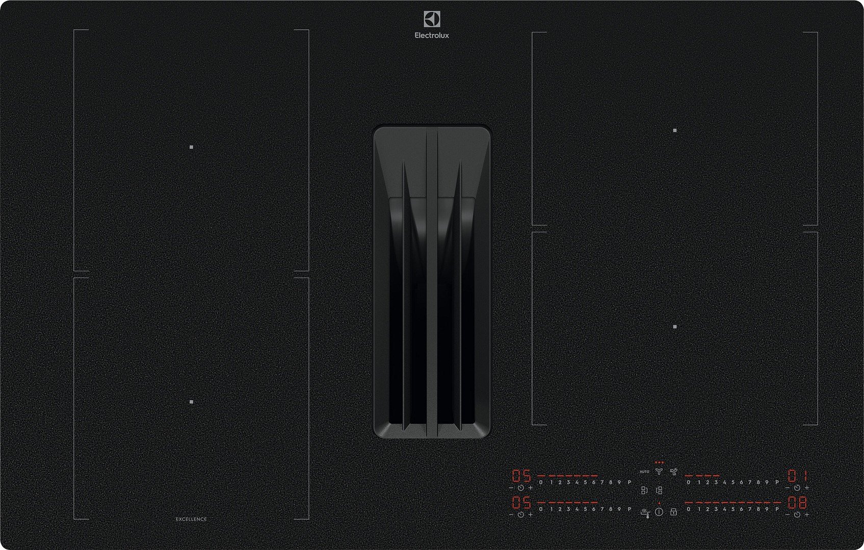 ELECTROLUX XHH608BCFS Induktiotaso Liesituulettimella