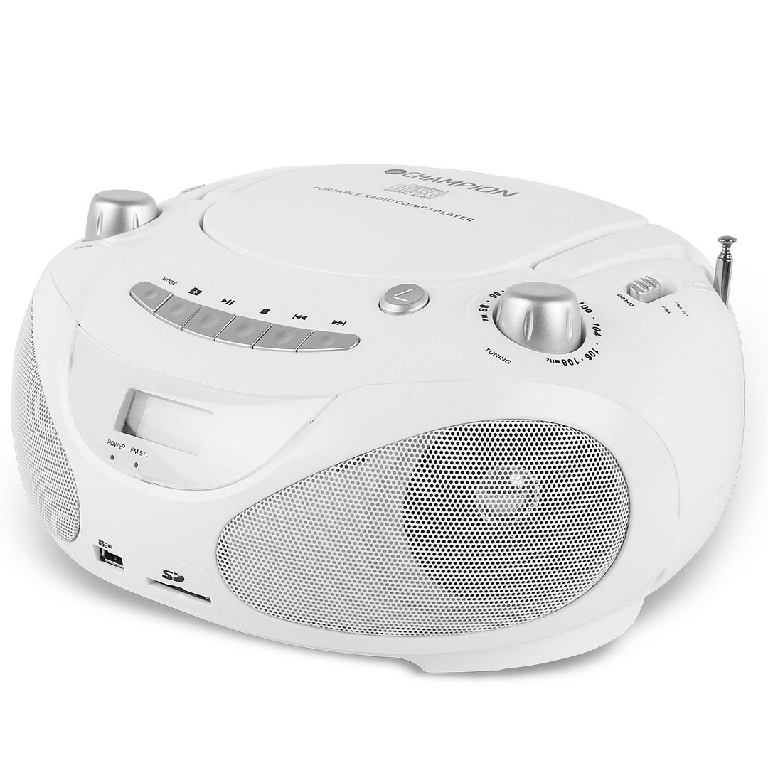 CHAMPION ABB200W Kannettava Cd/radio/mp3/usb Boombox