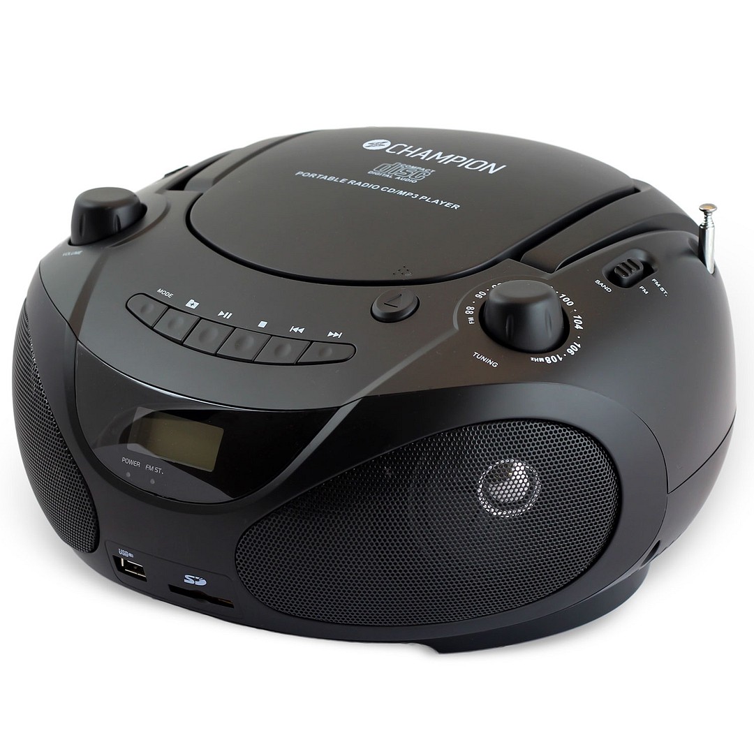 CHAMPION ABB200B Kannettava Cd/radio/mp3/usb Boombox