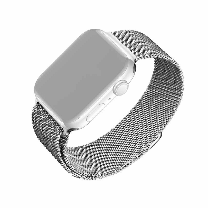 Fixed Mesh Metalliranneke Apple Watch Älykellolle, Hopea