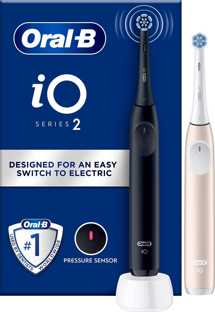 Oral-b Io2 Duo Musta+pinkki Sähköhammasharja