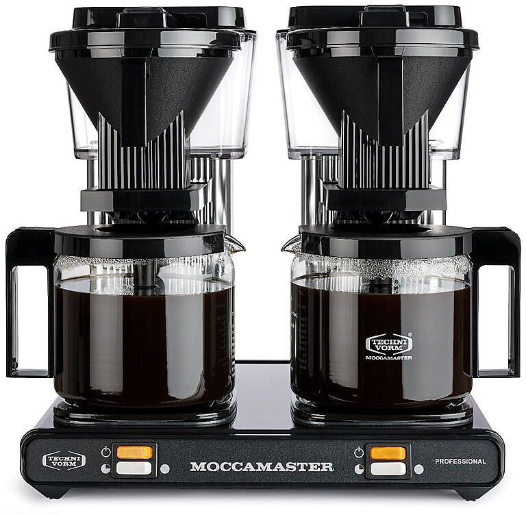 Moccamaster Professional Double Black/silver Kahvinkeitin