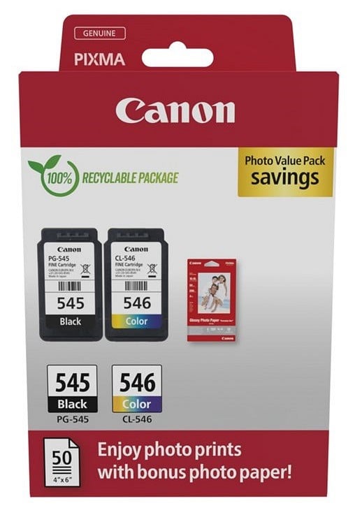 Canon Pg545/cl546 Multipack Mustepatruuna