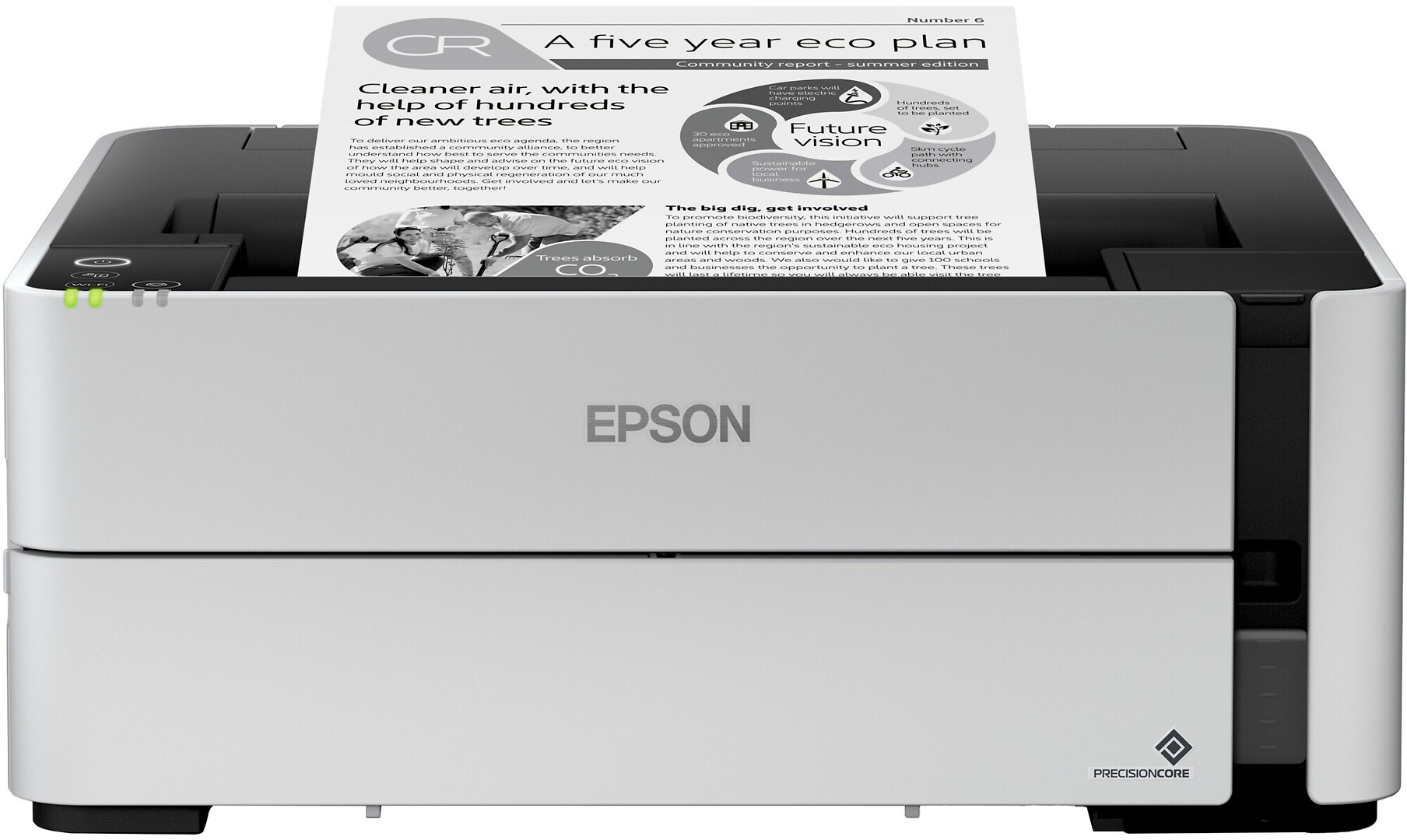 Epson Et-m1180 Ecotank Mustavalkotulostin