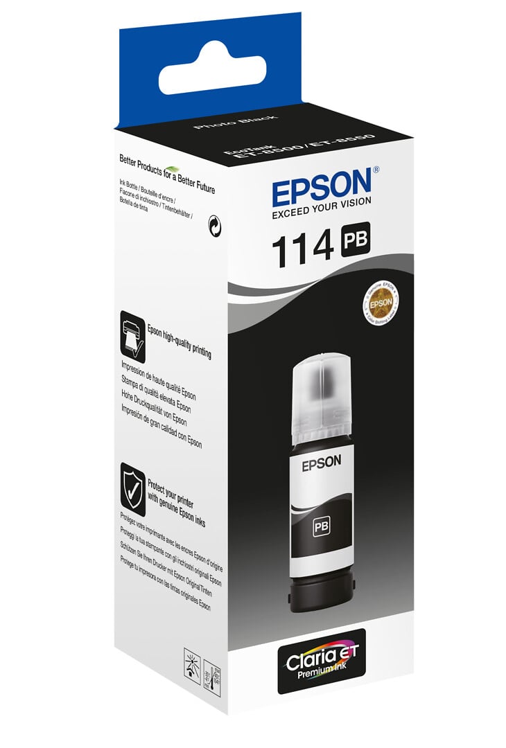 Epson 114 Ecotank Photo Black Mustepullo