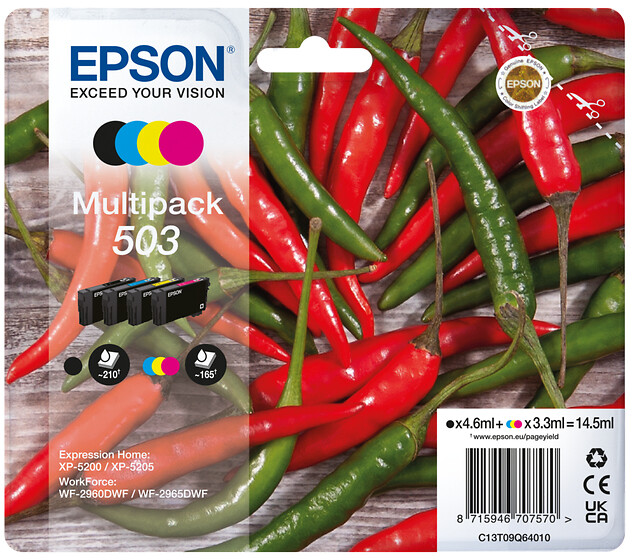 Epson Chili Multipack Mustekasettipakkaus