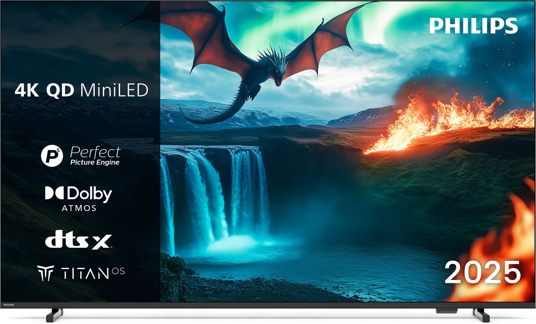 PHILIPS 55MLED810/12 4k Qd-miniled Tv 55mled810/12