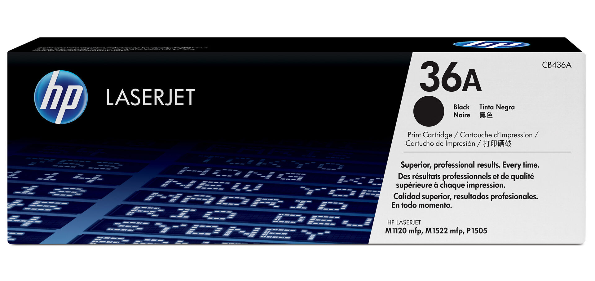 HP CB436A Värikasetti, Musta