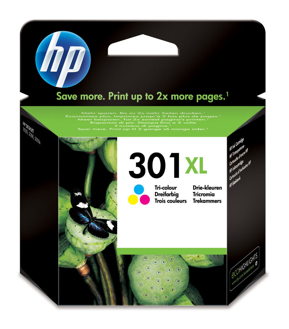 HP 301xl 3-väri Väripatruuna