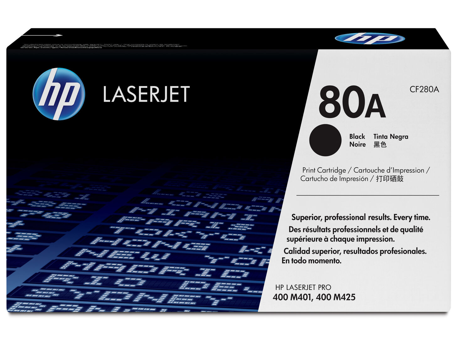 HP 80a Black Mustekasetti