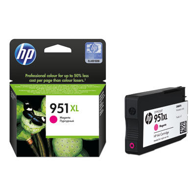 HP 951xl Magenta Officejet Mustepatruuna