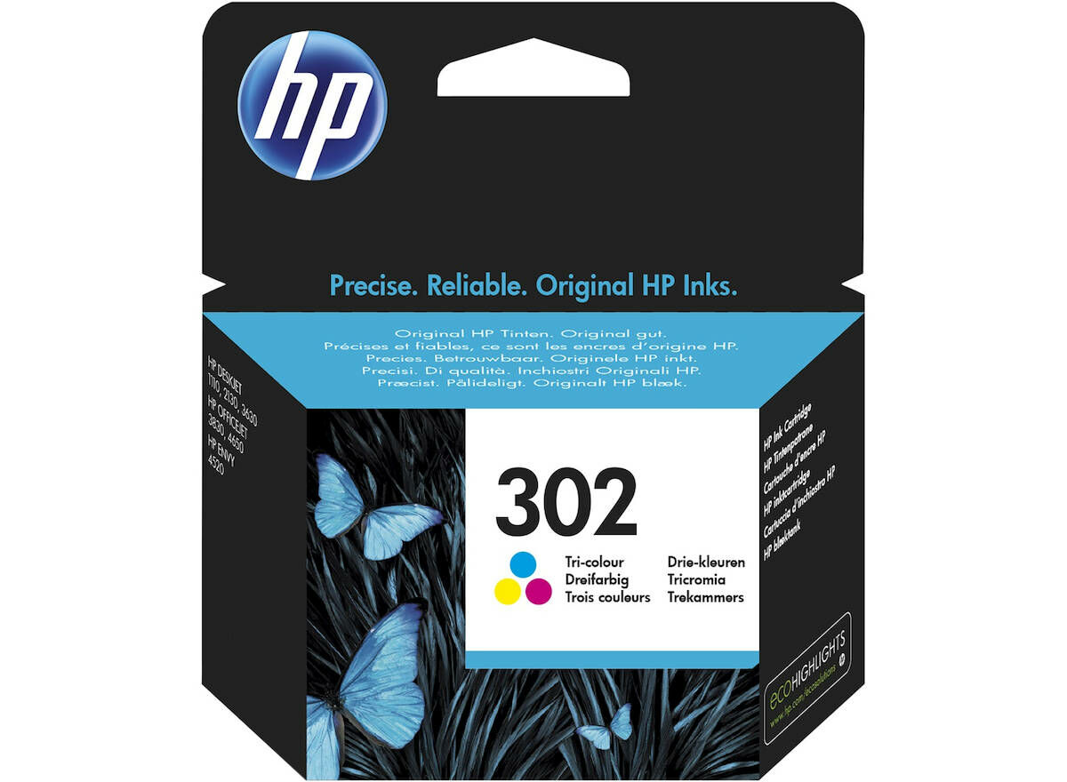 HP No302 Color Mustepatruuna