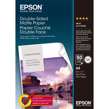 Epson C13s041569 A4 Double-sided Matte Tulostuspaperi