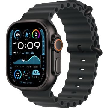 Apple Watch Ultra 2 Gps + Cellular 49mm Black Titanium Case With Black Ocean Band