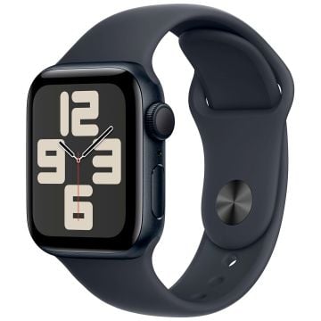 Apple Watch Se Gps 40mm Midnight Aluminium Case With Midnight Sport Band - M/l